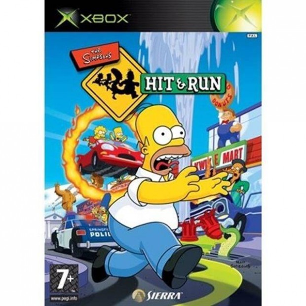 Eredeti Xbox Classic jtk Simpsons Hit And Run