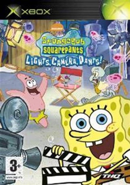 Eredeti Xbox Classic jtk Spongebob Squarepants Lights, Camera