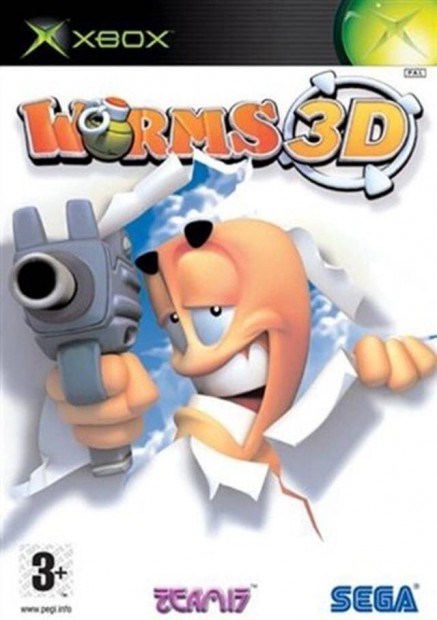 Eredeti Xbox Classic jtk Worms 3D