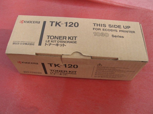 Eredeti, Kyocera TK-120 toner bontatlan