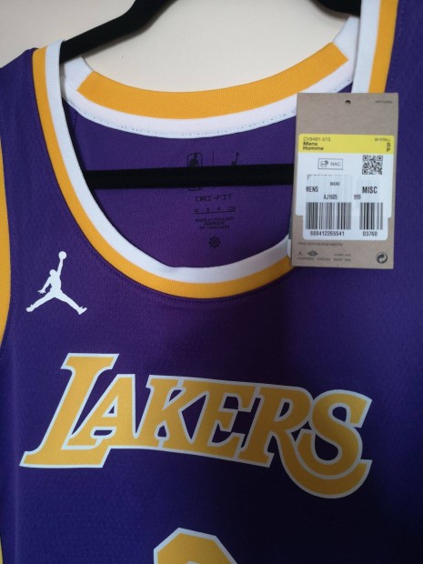 Eredeti, cmks Los Angeles Lakers Lebron James NBA mez S-es