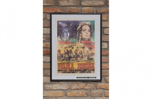 Eredeti antik rgi moziplakt poszter (47x62cm) - Juana Gallo, 1962