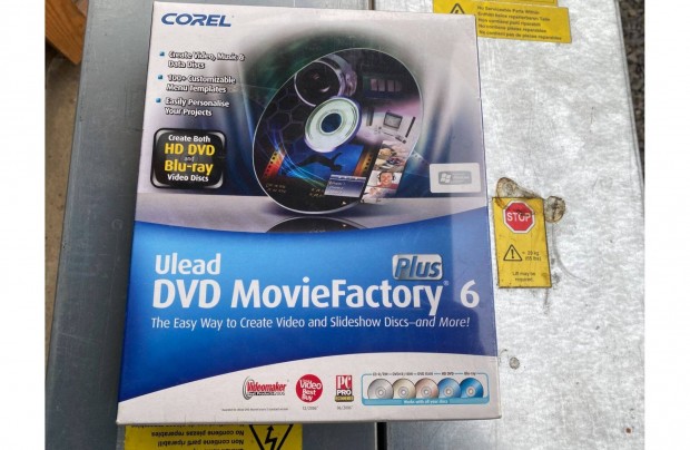 Eredeti bontatlan Ulead DVD Moviefactory-6 szoftver elad