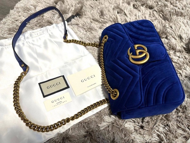 Eredeti br Gucci Marmont Velvet Ni tska