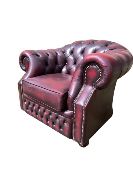 Eredeti chesterfield br fotel