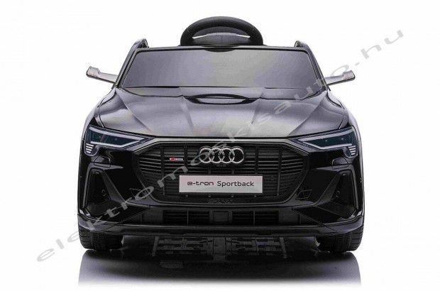 Eredeti licenc AUDI E-Tron 12V-os fekete 1szem. elektromos kisautó