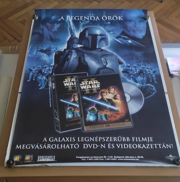 Eredeti rgi Star Wars II. rsz - A klnok tmadsa plakt, poszter