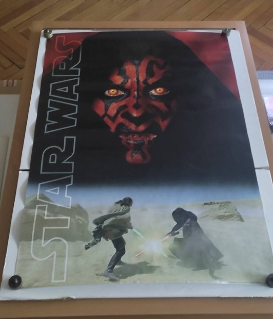 Eredeti rgi Star Wars I. rsz - Baljs rnyak Darth Maul plakt