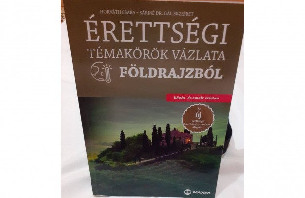 Érettségire felkészítő tankönyvek (földrajz) eladók