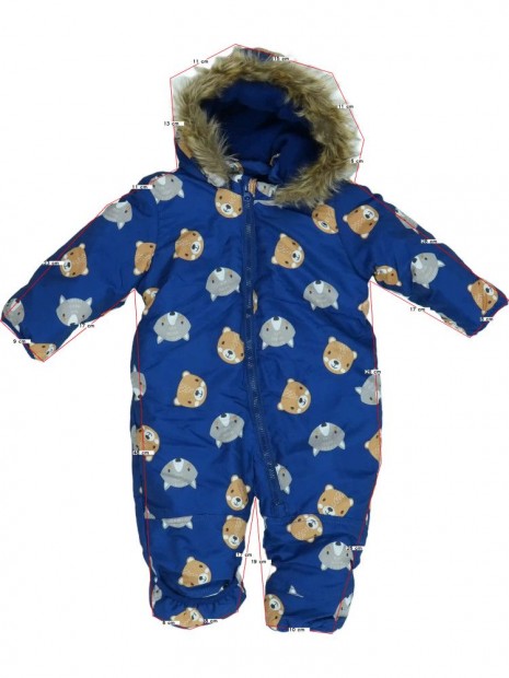 Ergee Új (címkés) Fiú Baby overál (Méret: 74)