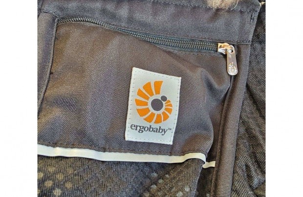 Ergobaby Adapt Soft Flex Mesh hordoz - Onix fekete teljesen j doboz