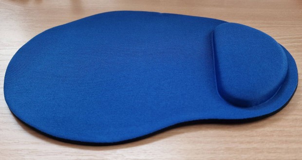 Ergonomikus egéralátét egérpad csuklótámasszal kék / rózsaszín