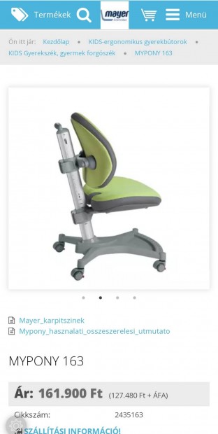 Ergonomikus szk gyermekeknek