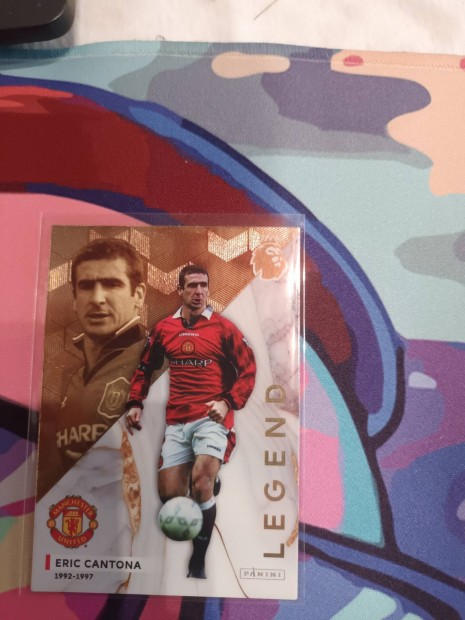 Eric Cantona Panini PL Legend focis krtya Manchester United