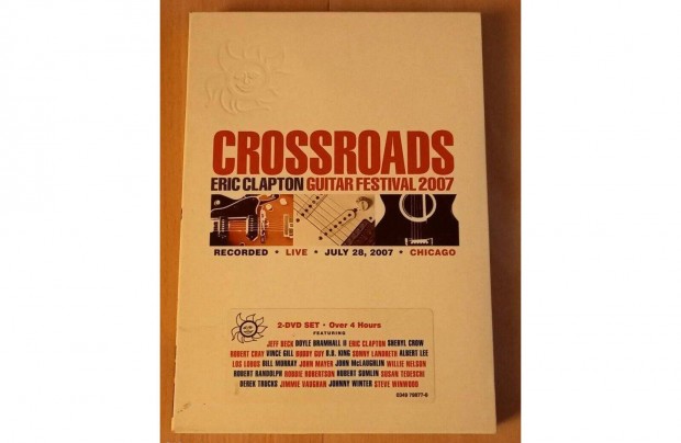 Eric Clapton - Crossroads Guitar Festival 2007 dupla dvd