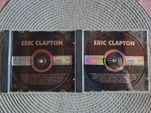 Erich Clapton Legjobb DALA Dupla CD