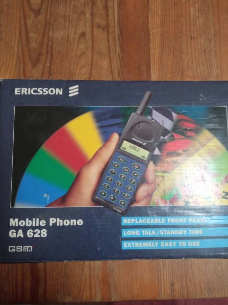 Ericsson ga 628 mobiltelefon eredeti dobozban 