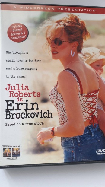 Erin Brockovich - Zrs termszet (Julia Roberts) angol nyelv DVD