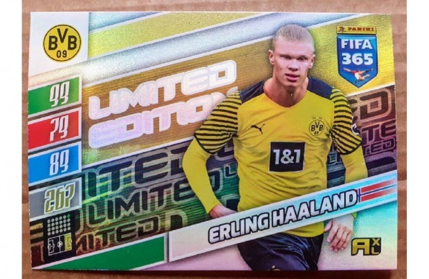 Erling Haaland Dortmund XXL focis krtya Panini FIFA 2022 Update