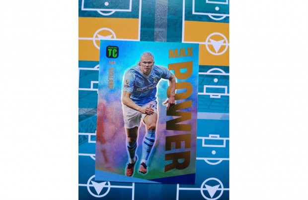 Erling Haaland Max Power Panini Top Class 2024 krtya