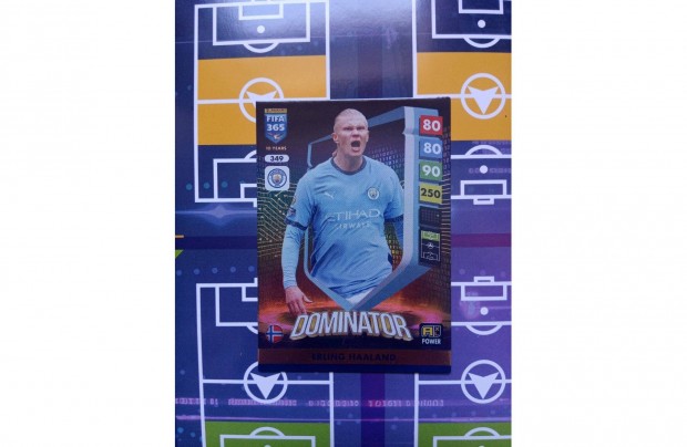 Erling Haaland (Manchester City) Panini Fifa 365 2025 Dominator krtya