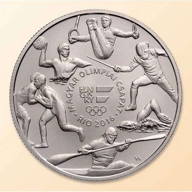 Érme 2000Ft Rio Nyári Olimpia 2000 Forint Érem BU 2016 UNC _