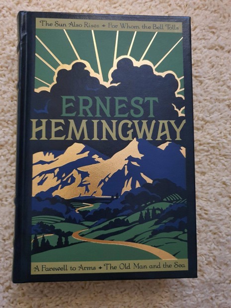 Ernest Hemingway Four novels, Ngy regny, Leatherbound kts