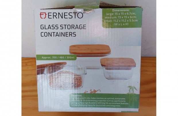 Ernesto glass storage containers