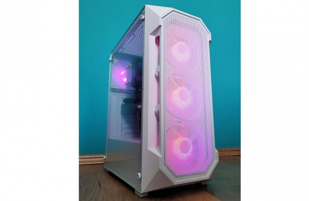 Erős Fehér Gamer PC | Ryzen 5 5600X + Rtx 2080 | FPS ++ 1080p & 1440p