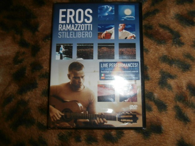 Eros Ramazzotti DVD bontatlan celofnos