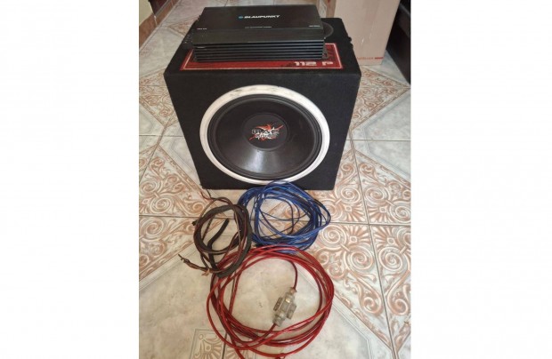 Erősítő és mélynyomó szett