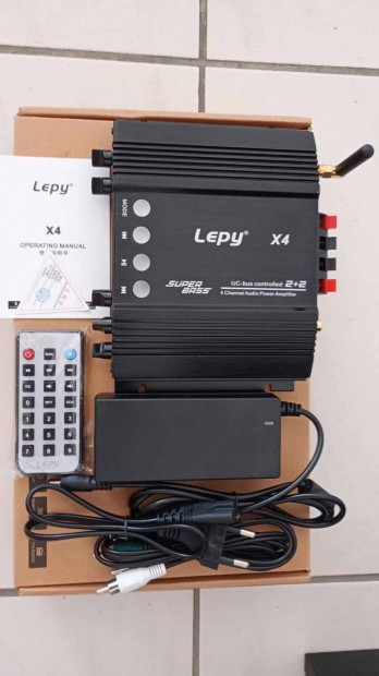 Ersit j,Lepy X4 4X60watt 4-8 ohm,Bt ,,USB,optika,koax,f card ,2 sub