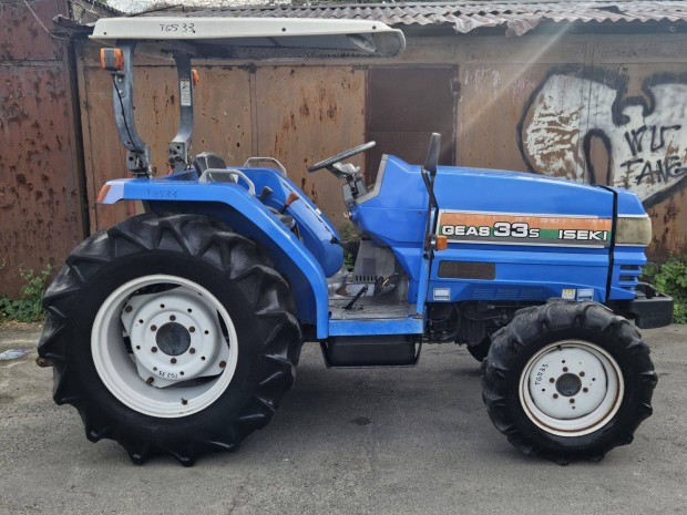 Erteljes japn mini traktor Iseki Geas 33S, 4X4, motor 3-hengeres dz