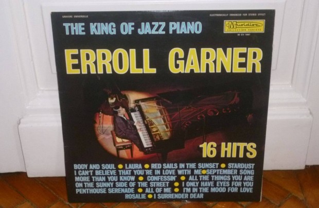 Erroll Garner - The King Of Jazz Piano - 16 Hits LP France
