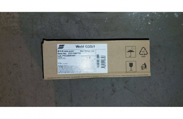 Esab Weld G3Si1 0,8 mm 15 KG hegeszt huzal