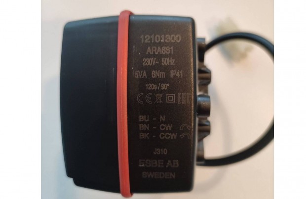 Esbe ARA 661 motor 230V 50Hz, 120s, 3 pont, 6 Nm