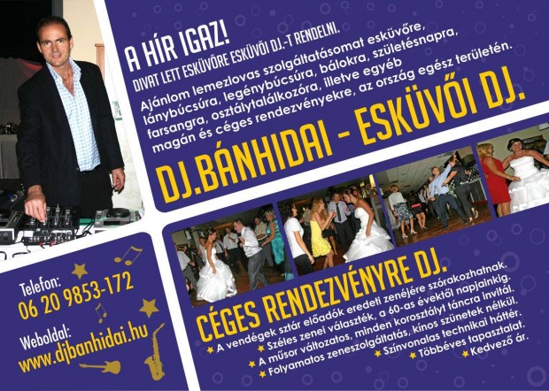 Eskvi DJ. rendezvnyekre!