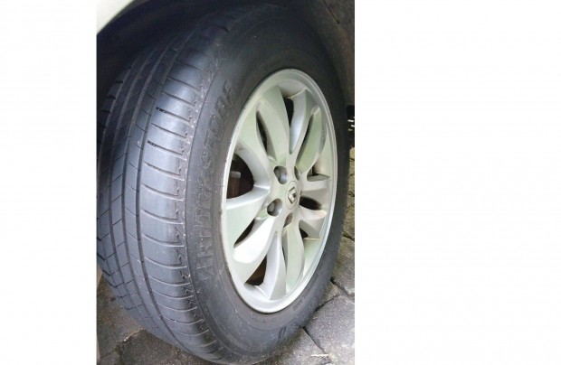 Espace 4 szép gyári 5x108 alufelni+gumi, 17" Bridgestone-Continental