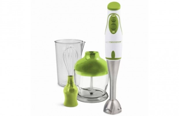 Esperanza EKM003G botmixer szett, fehr-zld, j, 1 v garancia