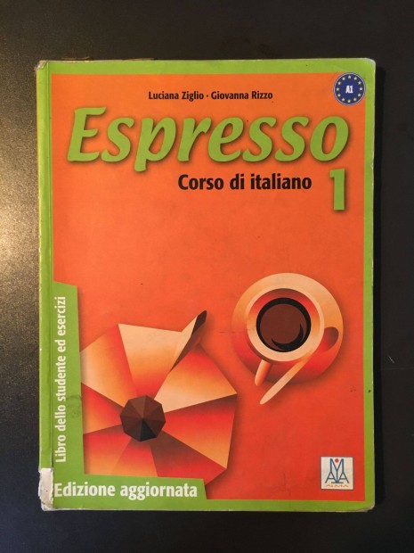 Espresso 1 olasz nyelvknyv, hasznlt, ingyen elvihet