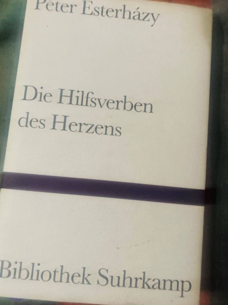 Esterhzy Pter: Hilfsverben des Herzens