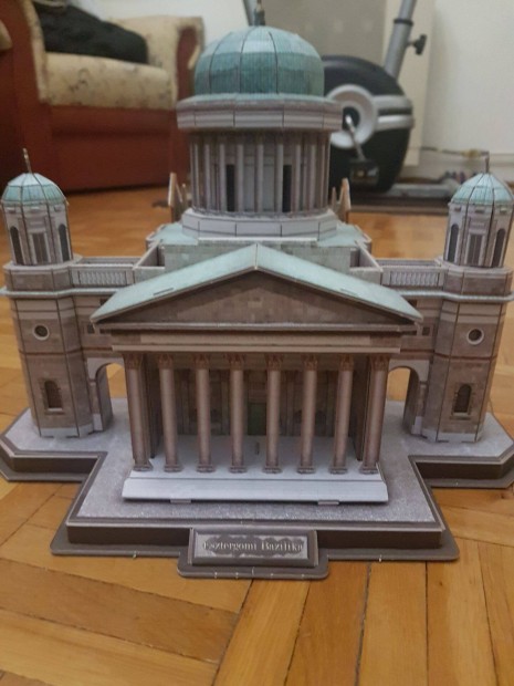Esztergomi Bazilika makettje 3D puzzle-bl
