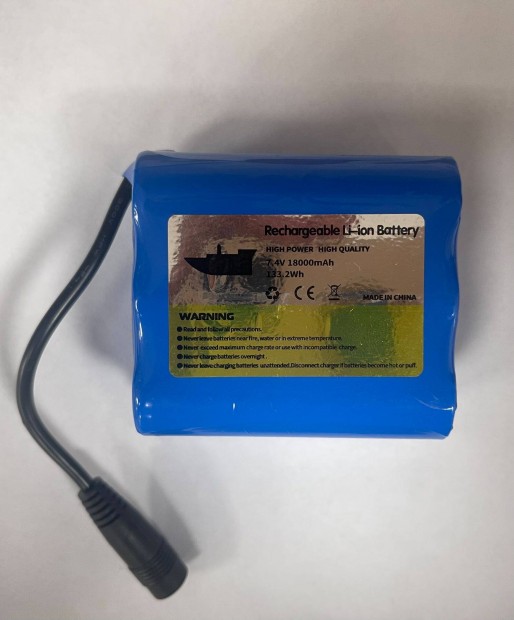 Etetőhajó akkumulátor 18000 mAh Flytec etetőhajóhoz
