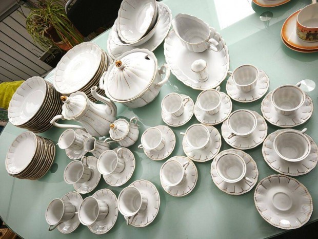 �tk�szlet , k�v�s-, te�sk�szlet Lengyel antik Walbrzych