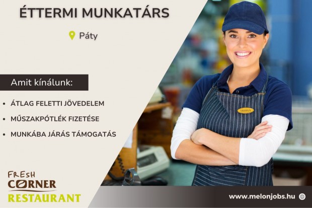 Éttermi munkatárs