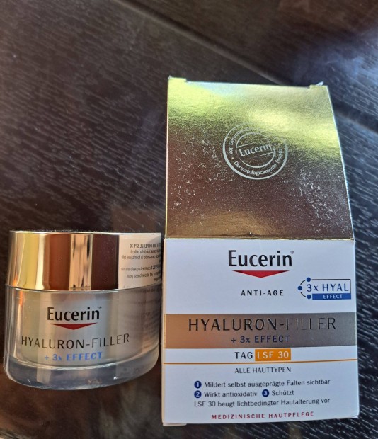 Eucerin Hyaluron-Filler+ 3x Effect, nappali krm, Lsf 30