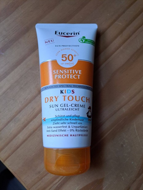 Eucerin Sun Kids Sensitive Protect Dry Touch gyermek napoz gl-krm