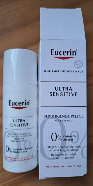 Eucerin Ultra Sensitive arcpol krm szraz brre, 50ml