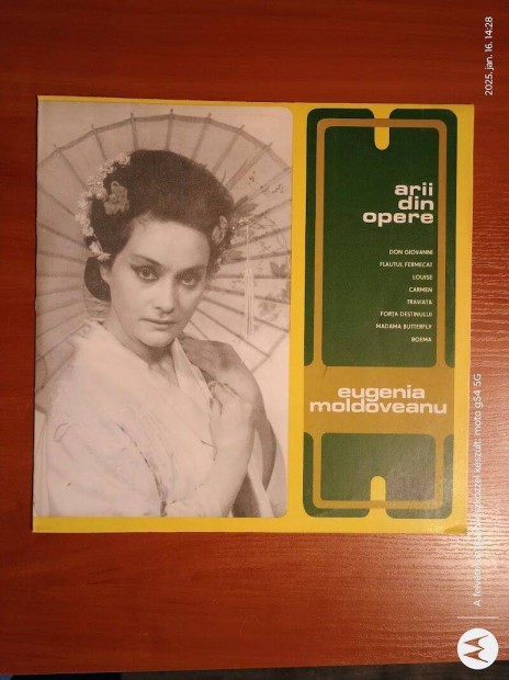 Eugenia Moldoveanu Arii Din Opere; LP, Vinyl