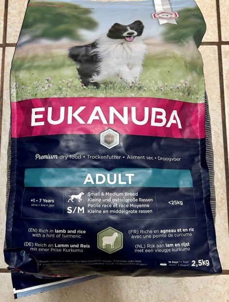 Eukanuba Adult 2,5 kg kutyatp bontatlan